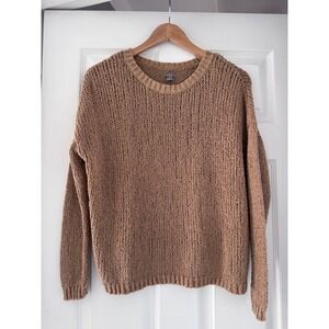 Aerie Knit Neutral Pullover Sweater Coastal Preppy